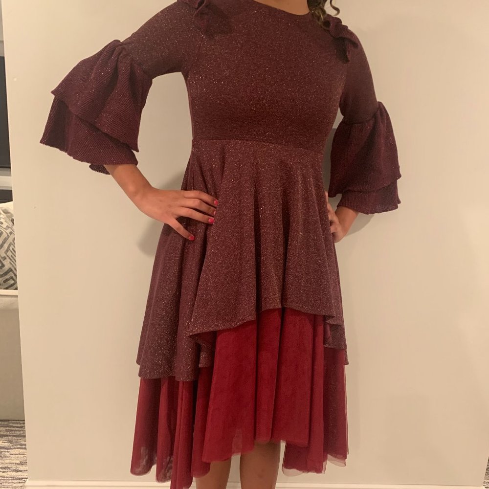 Mia Joy kids dress in red